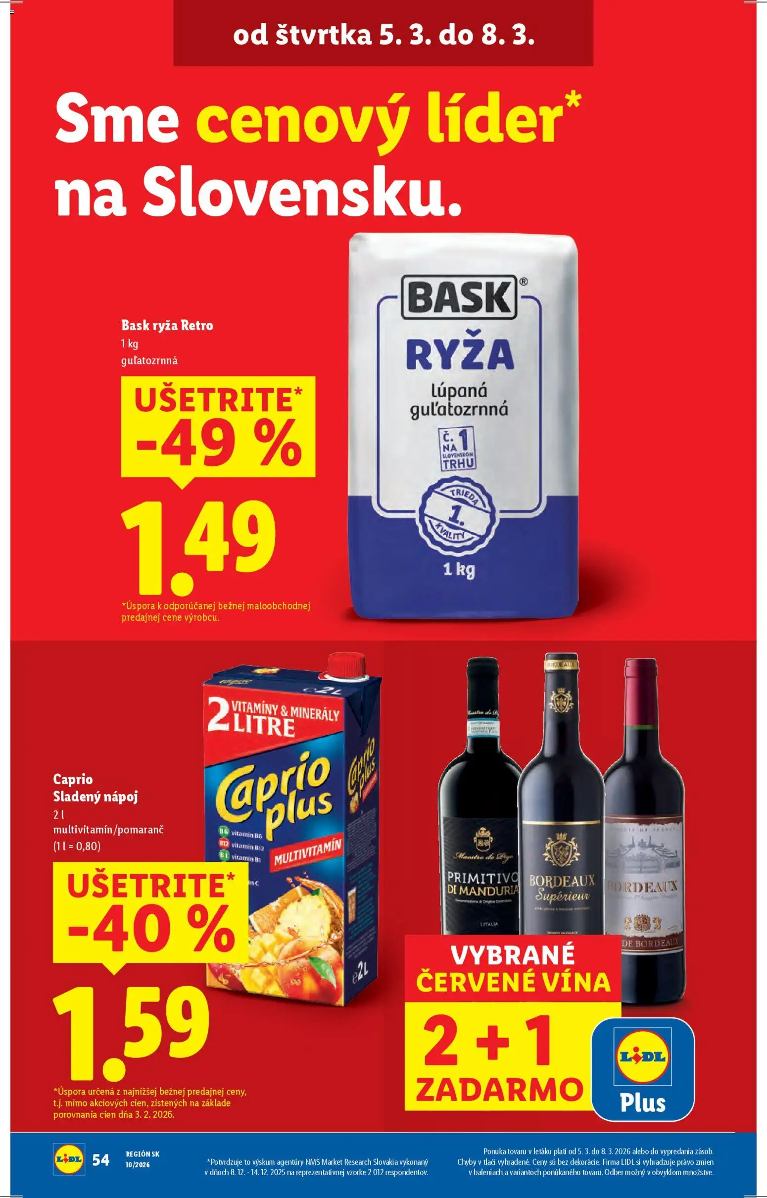 Nové Lidl akcie – leták je platný od 02.03.2026 | Strana: 72 | Produkty: Ryža