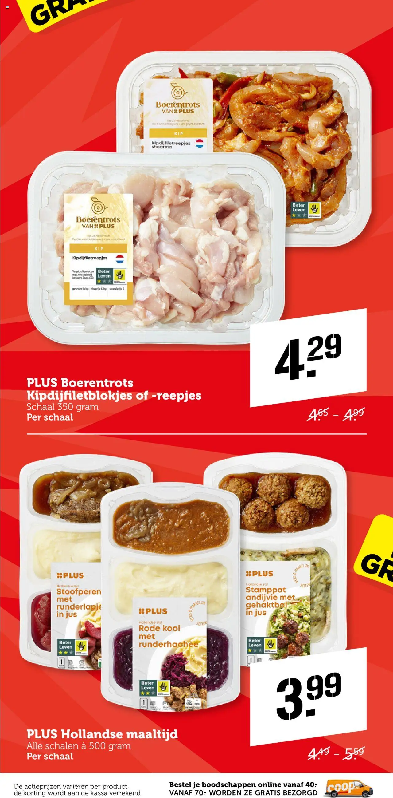  | Pagina: 9 | Producten: Kool, Schaal, Gewicht, Kip