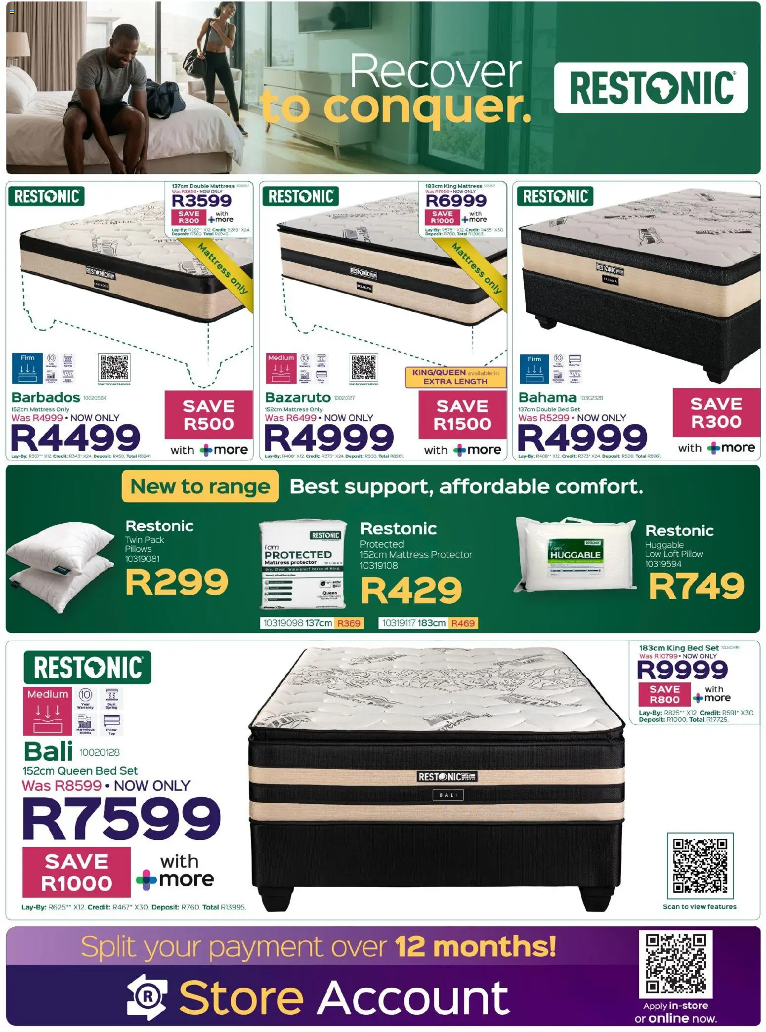 New Sleepmasters Specials catalogue – valid from 19.03.2026 | Page: 6 | Products: Double bed, Queen bed, King bed, Mattress