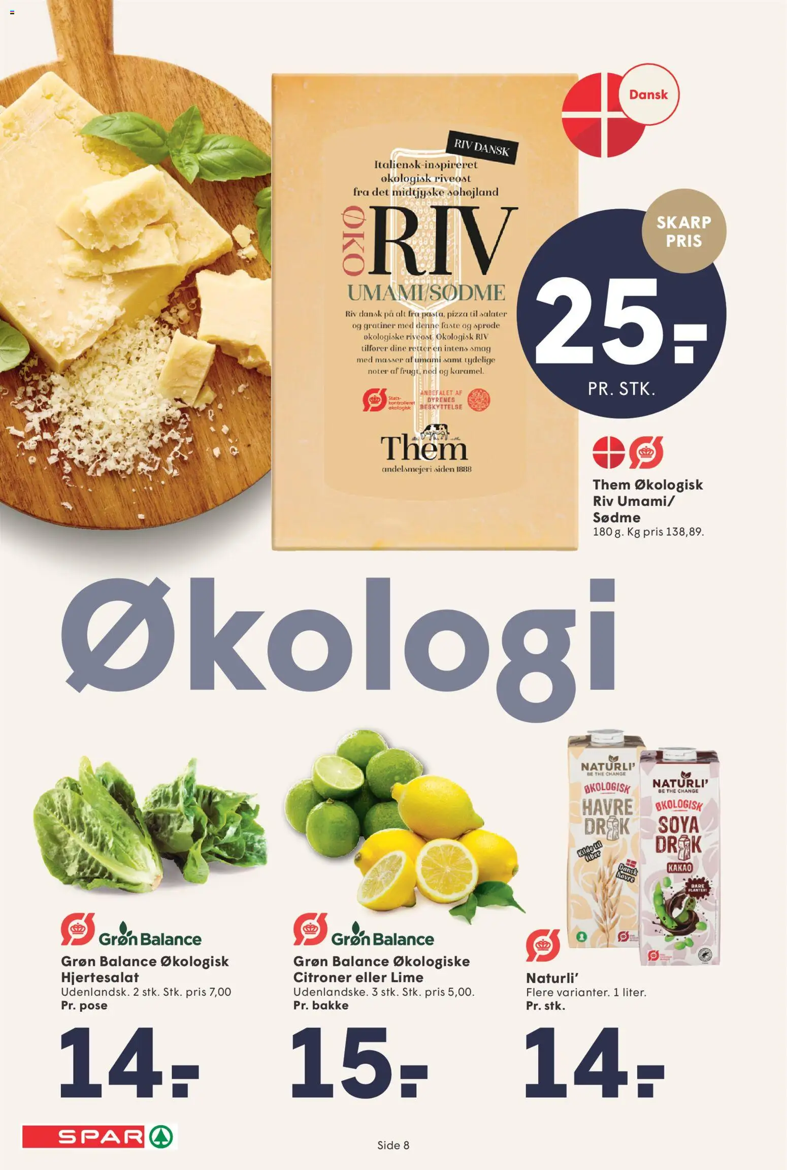 Spar tilbudsavis – gyldig fra 27.12.2025 | Side: 8 | Produkter: Pizza, Citroner, Lime, Kakao
