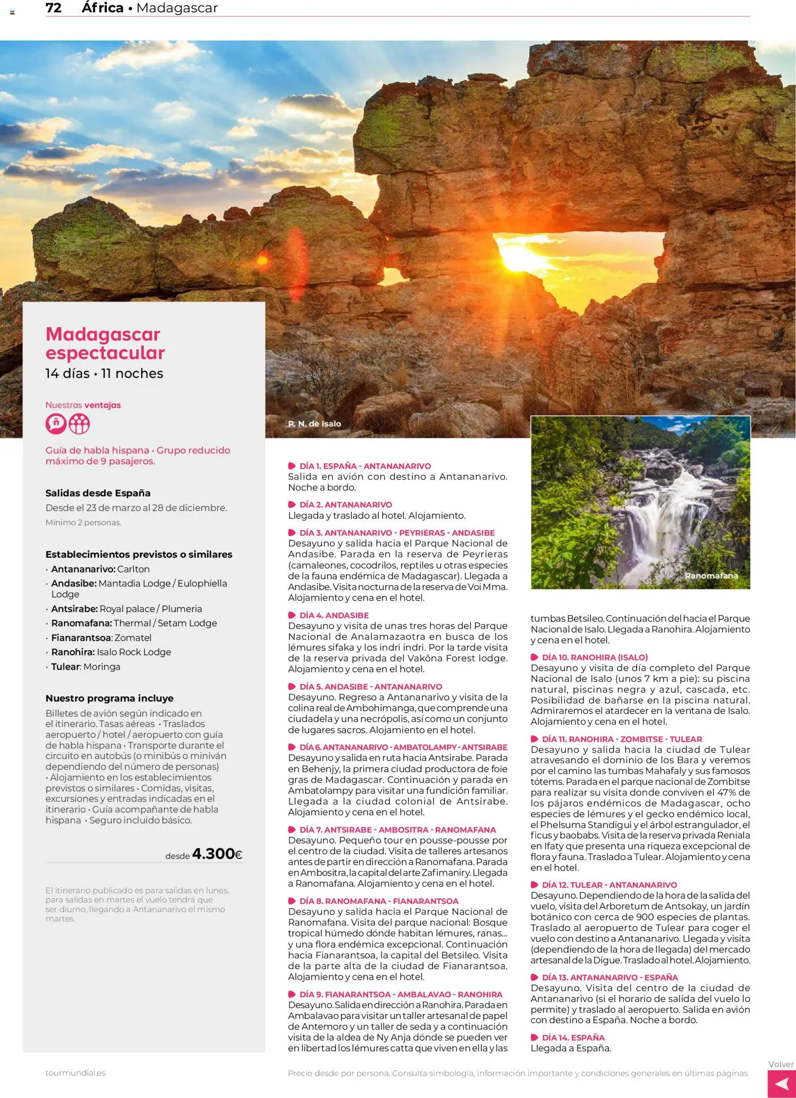 Viajes El Corte Inglés Africa y Oriente Medio │ válido desde el 01.01.2026 | Página: 72