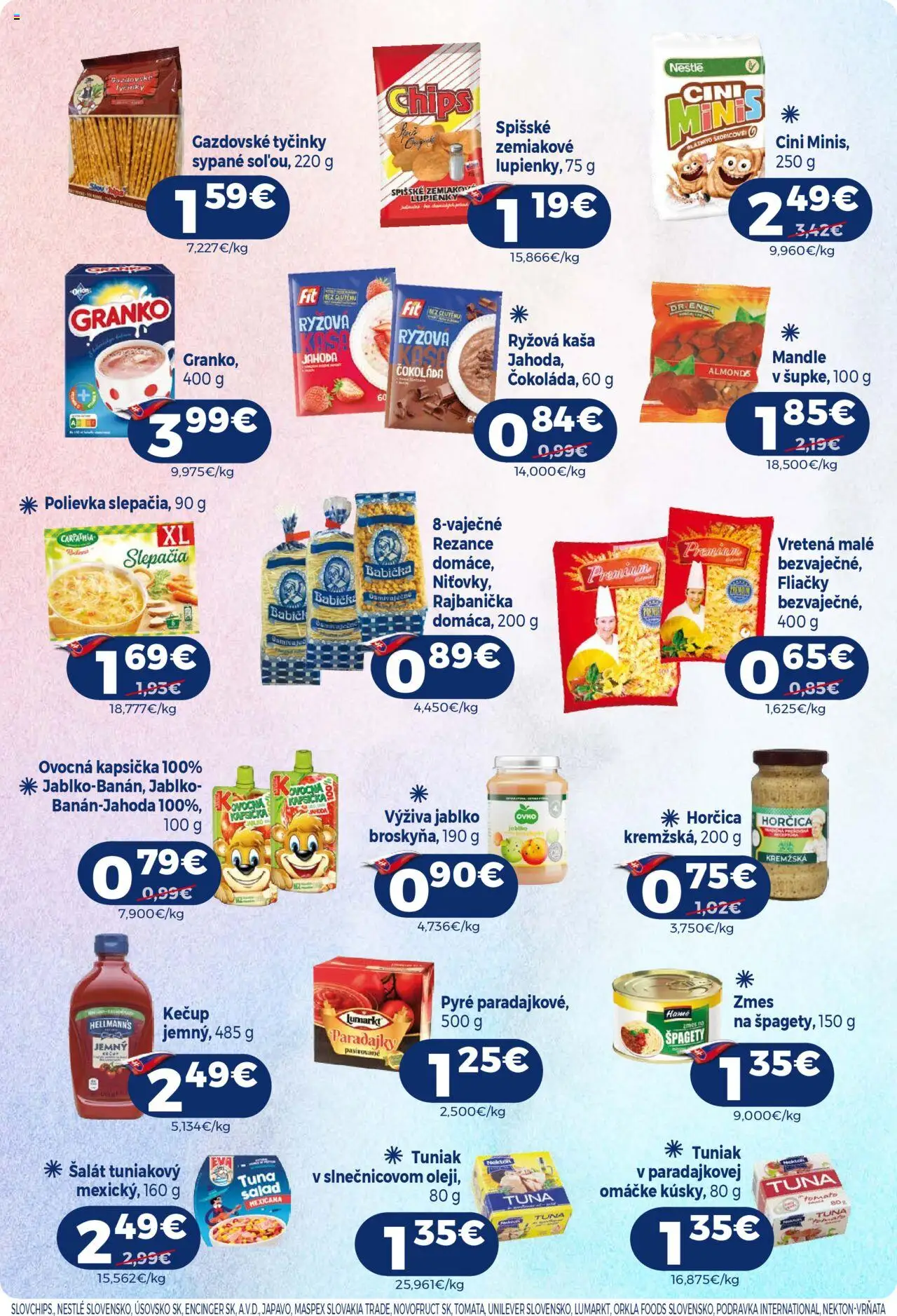 Nové Milk Agro akcie – leták je platný od 08.10.2025 | Strana: 9 | Produkty: Paradajky, Kečup, Šalát, Špagety