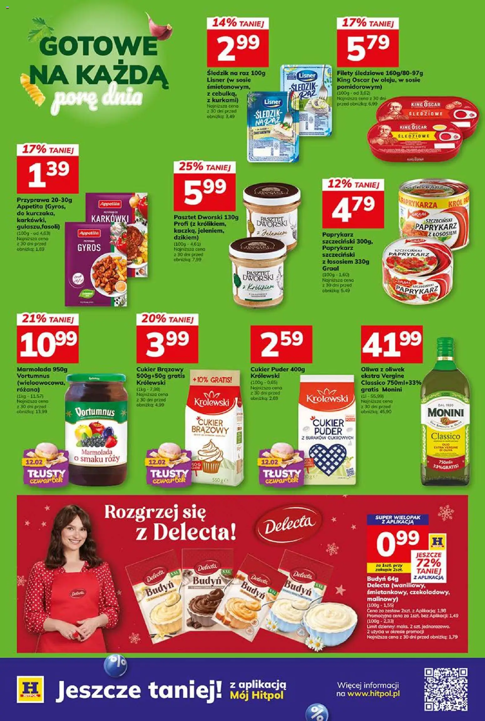 Hitpol Gazetka od 30.01.2026 | Strona: 8 | Produkty: Paprykarz, Cukier puder, Cukier brązowy, Cukier