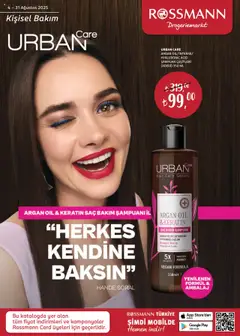 04.08.2025 tarihinden itibaren geçerli olan Rossmann kataloğu önizlemesi