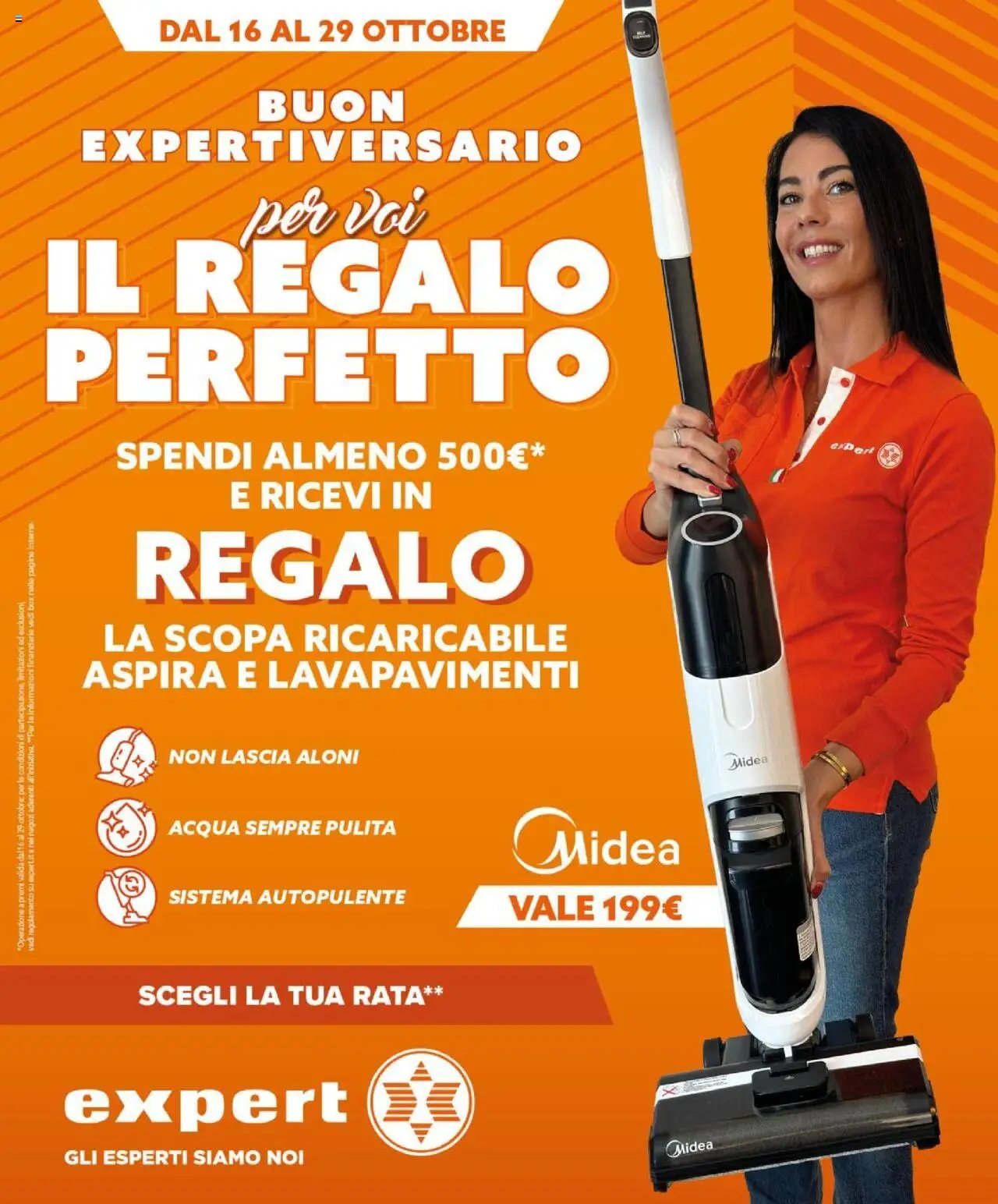 Volantino Expert del 16.10.2025 | Pagina: 1 | Prodotti: Acqua, Scopa
