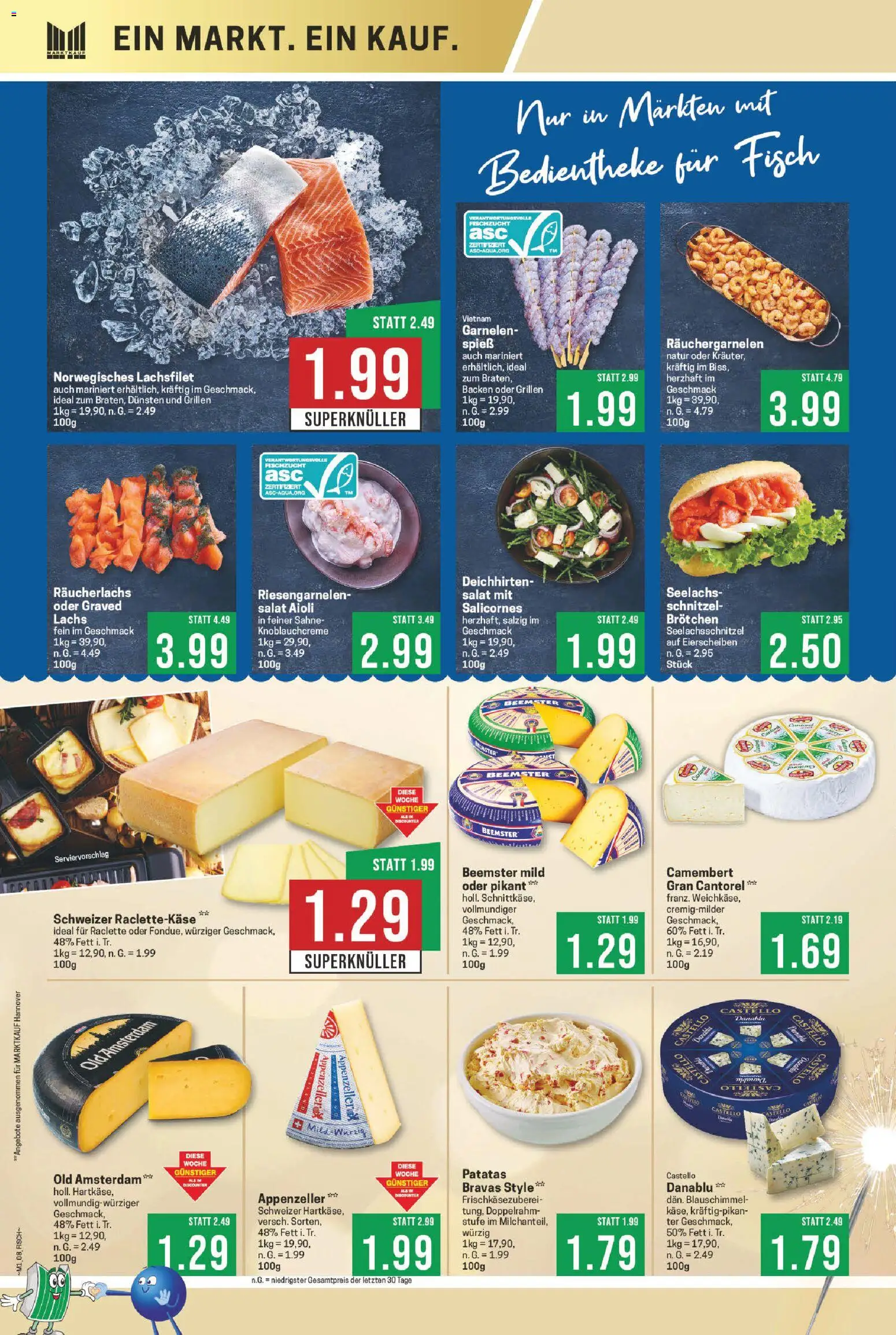 Marktkauf Prospekt 	 – gültig ab 29.12.2025 | Seite: 8 | Produkte: Garnelen, Schnitzel, Fisch, Sahne