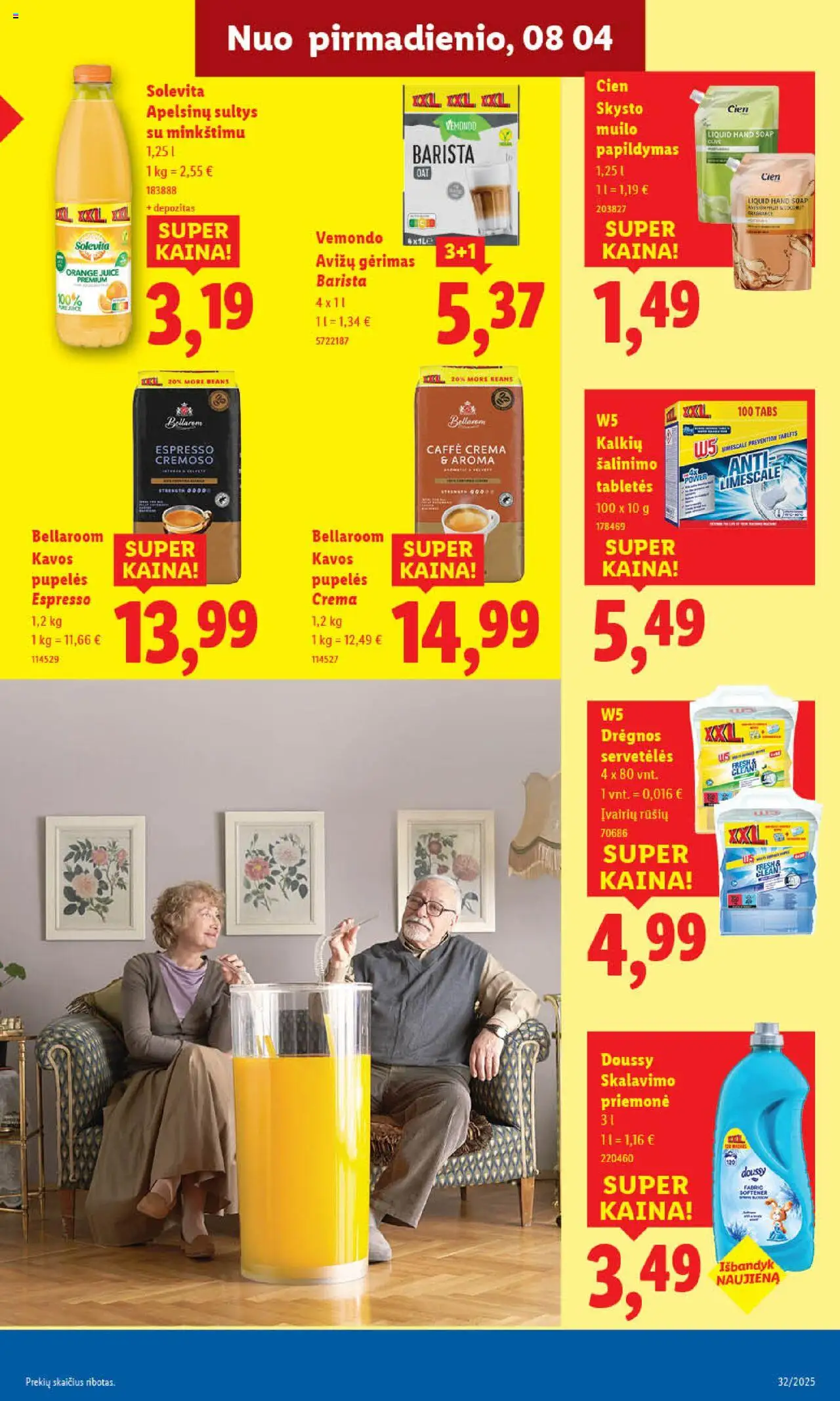LIDL leidinys│galioja nuo 07.08.2025 | Puslapis: 23 | Prekių: Pupelės, Kavos pupelės, Sultys