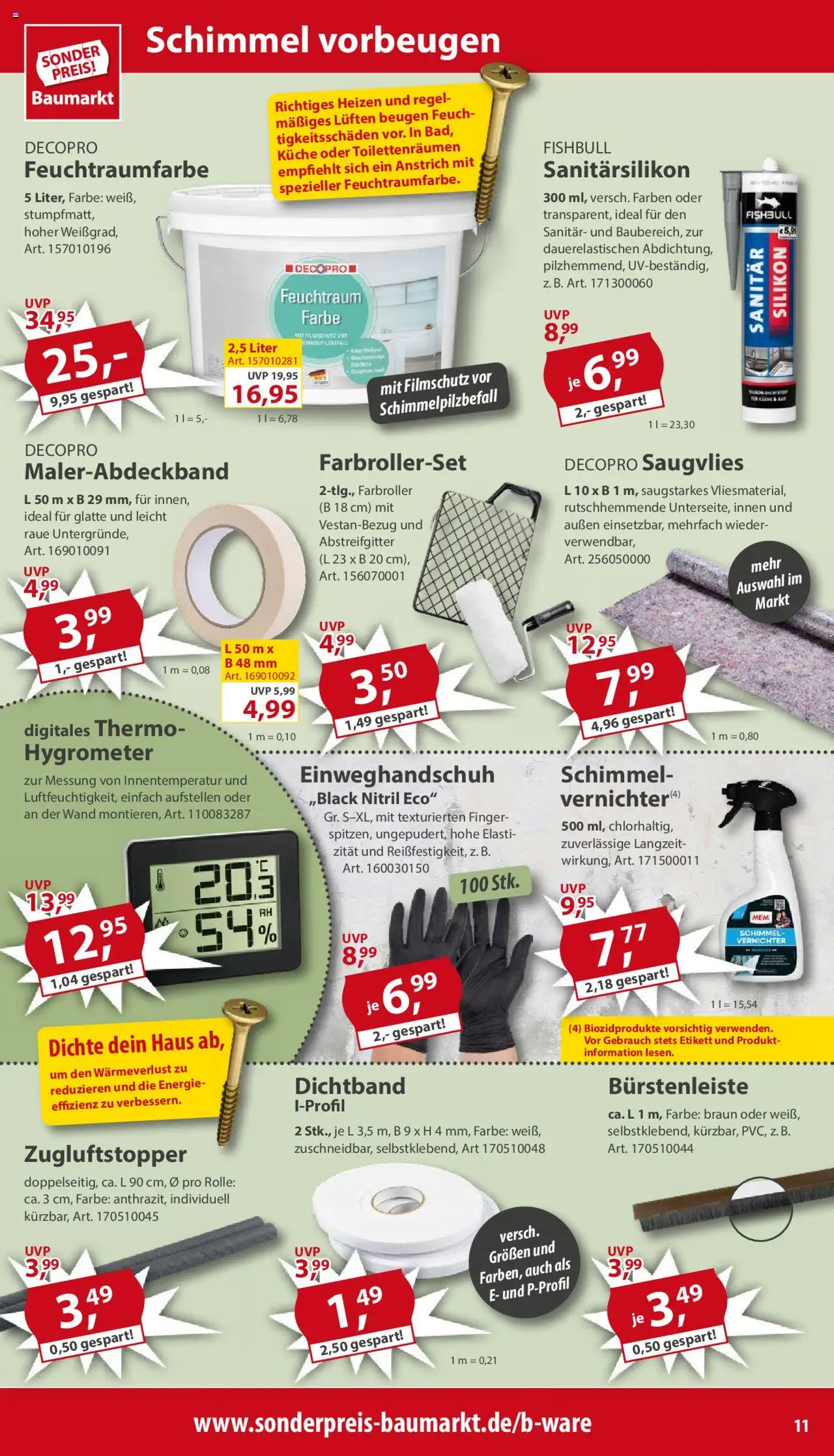 Sonderpreis Baumarkt Prospekt 	 - gültig ab dem 30.08.2025 | Seite: 11 | Produkte: Küche