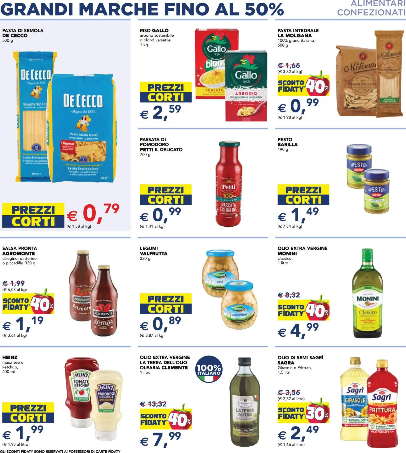 Volantino Esselunga S del 08.04.2026 | Pagina: 6 | Prodotti: Ketchup, Pomodoro, Olio, Pasta