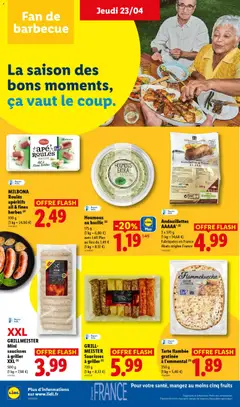 LIDL - Prévisualisation de LIDL catalogue valide à partir de 23.04.2026 | Page: 20 | Produits: Barbecue, Grill, Emmental, Jambon