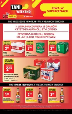 Pogląd oferty "Biedronka gazetka - Piwo" - ważna od 10.10.2025