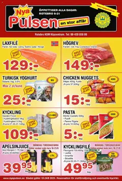 Nya Pulsen - erbjudanden - Förhandsvisning av reklamblad från butik Nya Pulsen aktuell från 18.08.2025