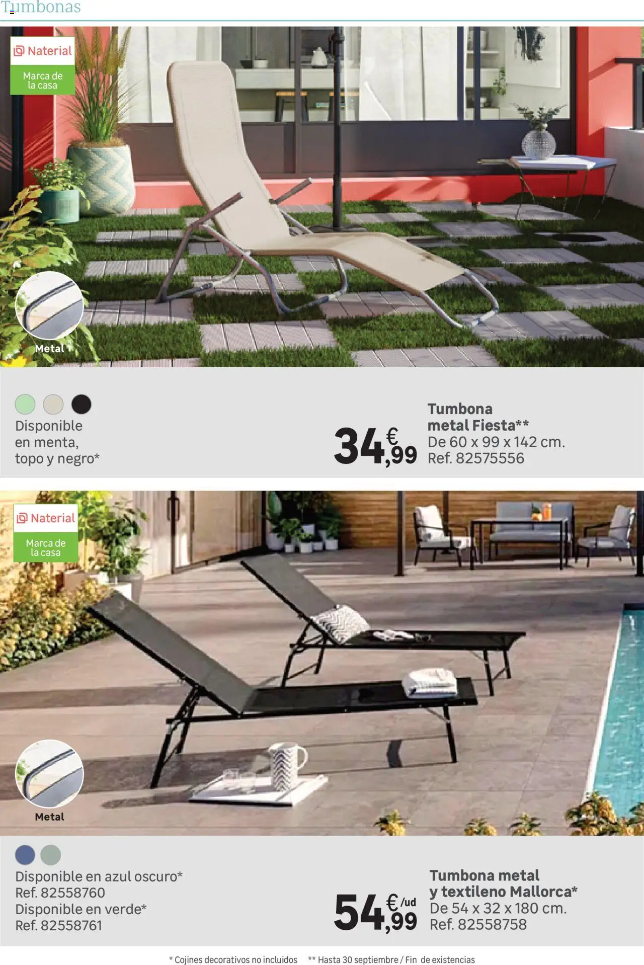 Leroy Merlin catálogo │ válido desde el 25.03.2025 | Página: 173 | Productos: Tumbona