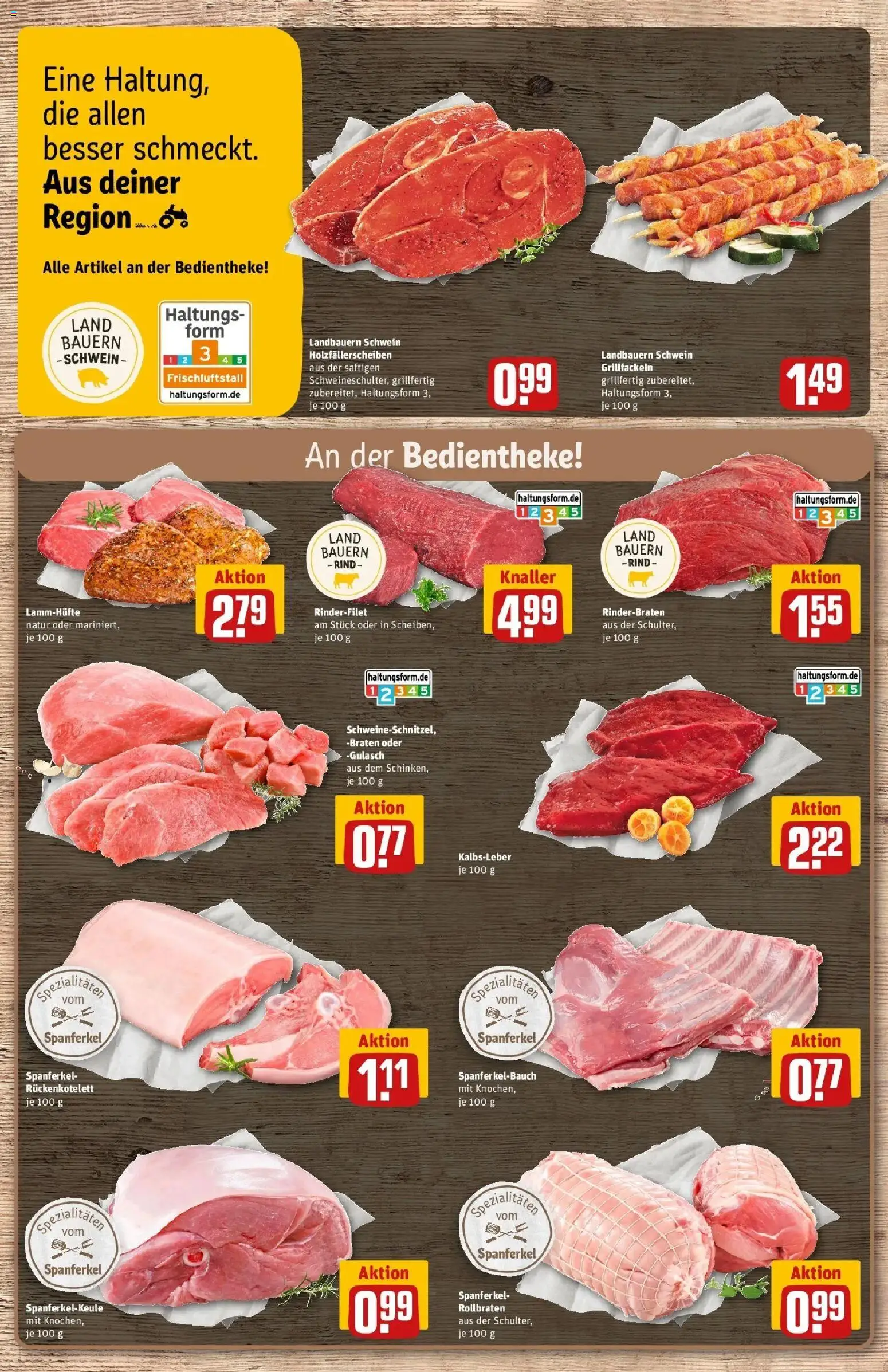 Rewe Prospekt Heidelberg/Handschuhsheim	 – gültig ab 15.03.2026 | Seite: 11 | Produkte: Rinderbraten, Rinderfilet, Kalbsleber, Gulasch