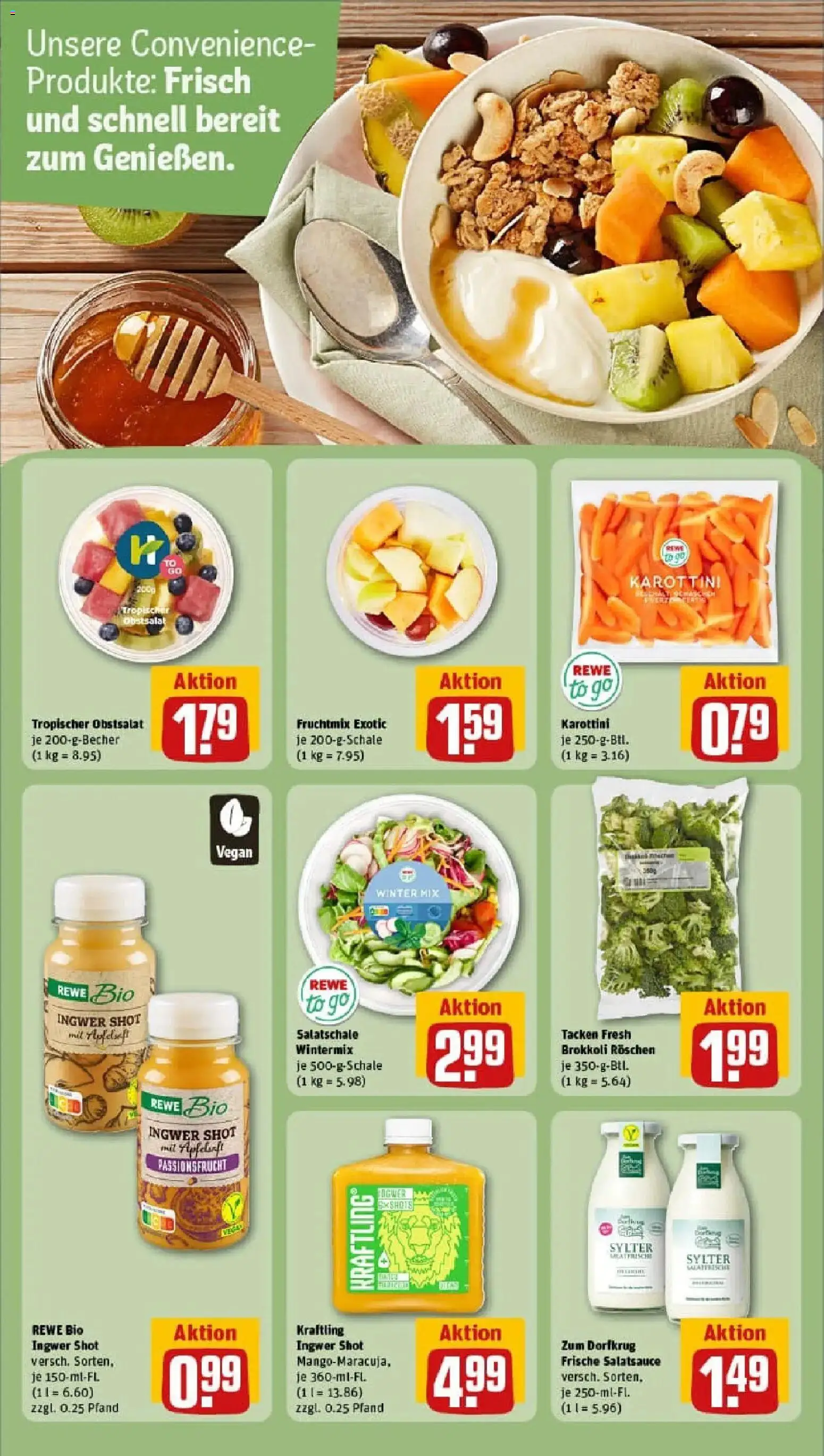 Rewe prospekt Kell Am See	 – gültig ab 11.01.2026 | Seite: 16 | Produkte: Dressing, Brokkoli