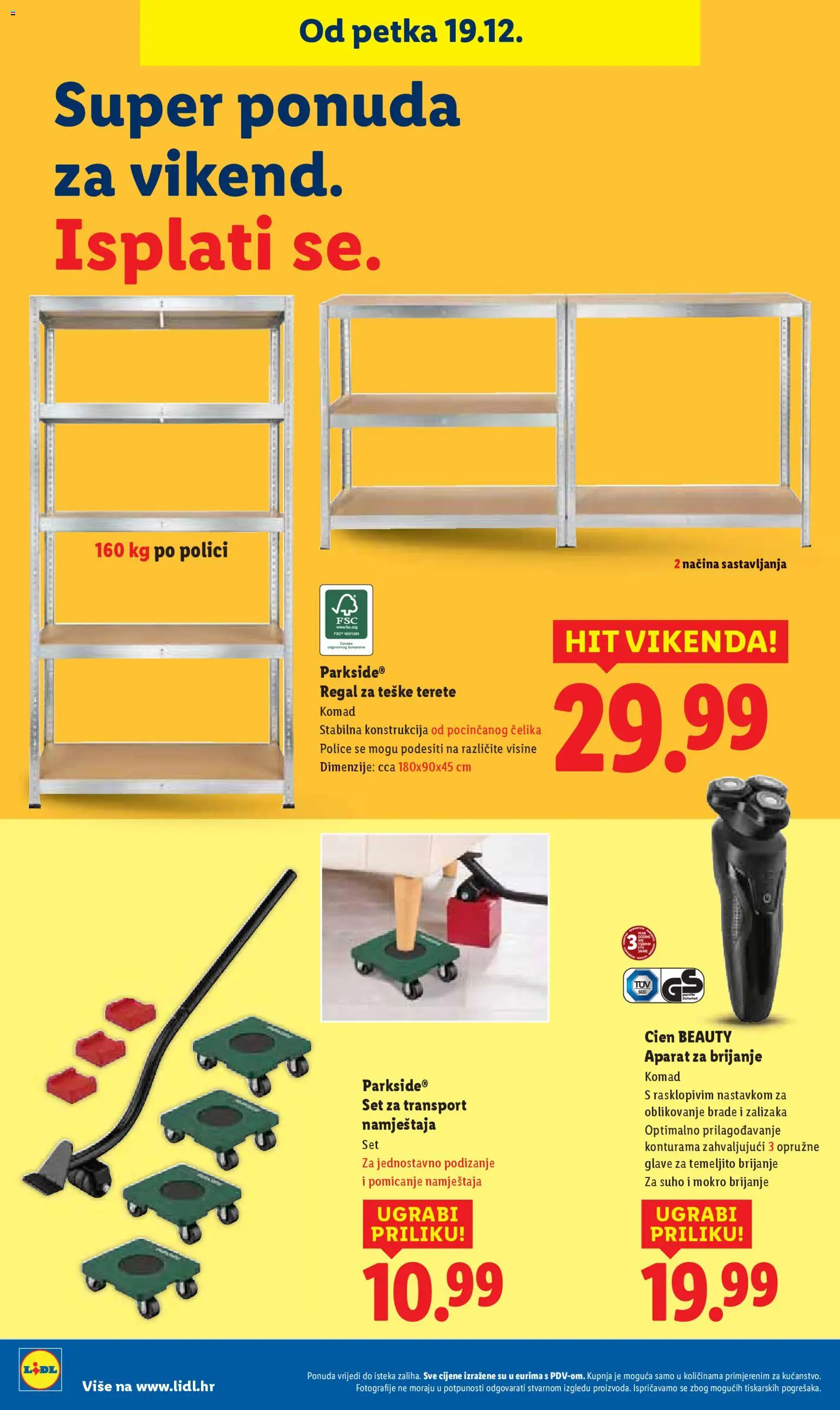 Lidl katalog | vrijedi od 18.12.2025 | Stranica: 34 | Proizvodi: Regal, Parkside