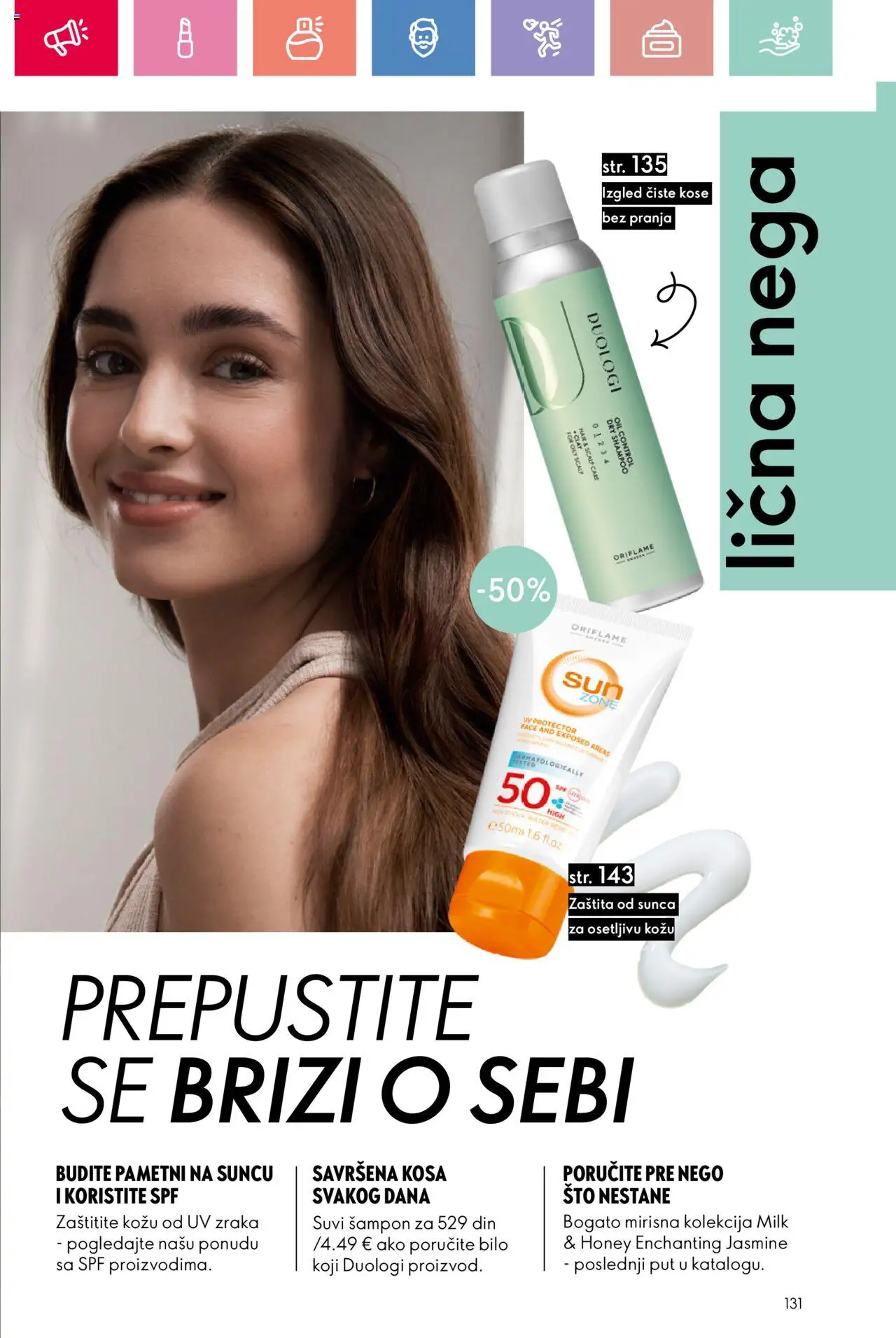 Oriflame katalog - važi od 22.06.2025 | Strana: 131 | Proizvode: Sto, Šampon