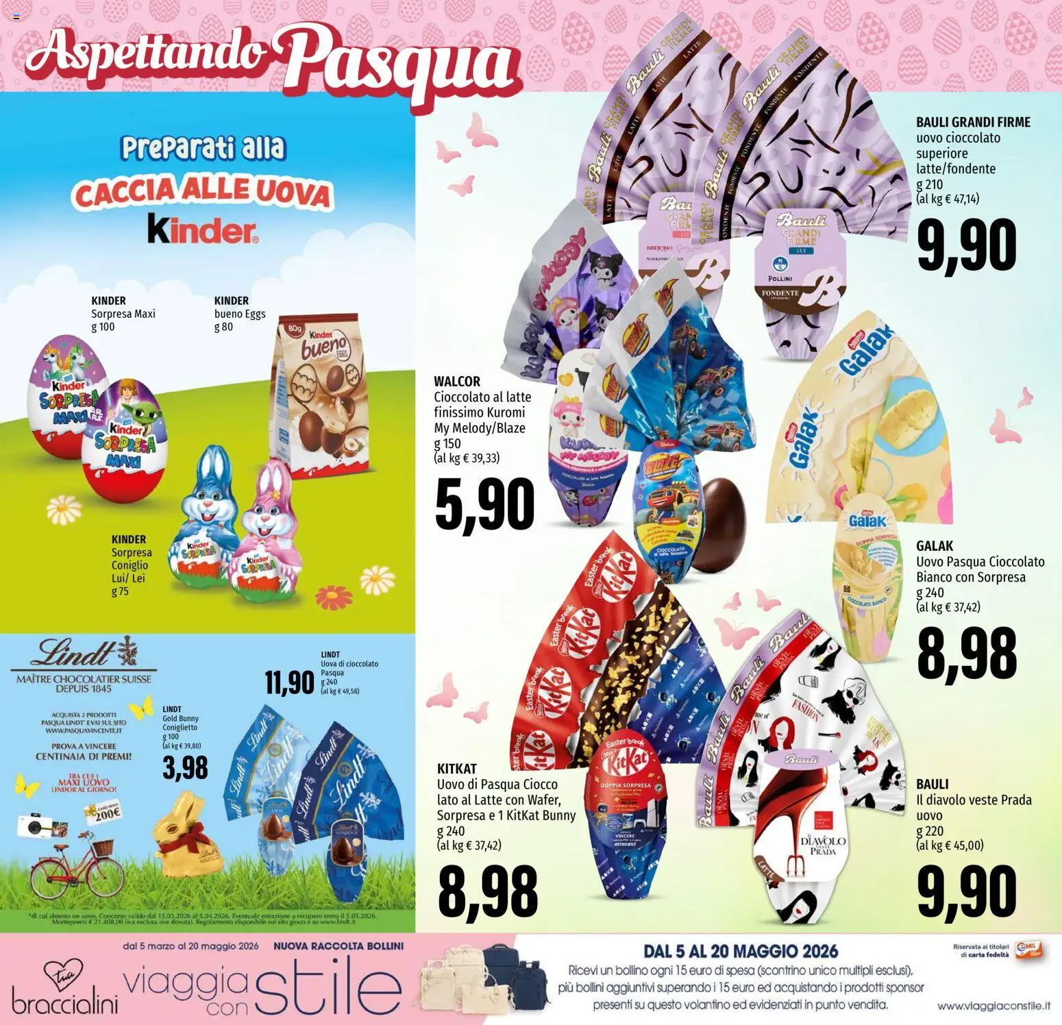 Volantino EMI del 16.03.2026 | Pagina: 8 | Prodotti: Uova, Latte, Uovo di pasqua, Gioco