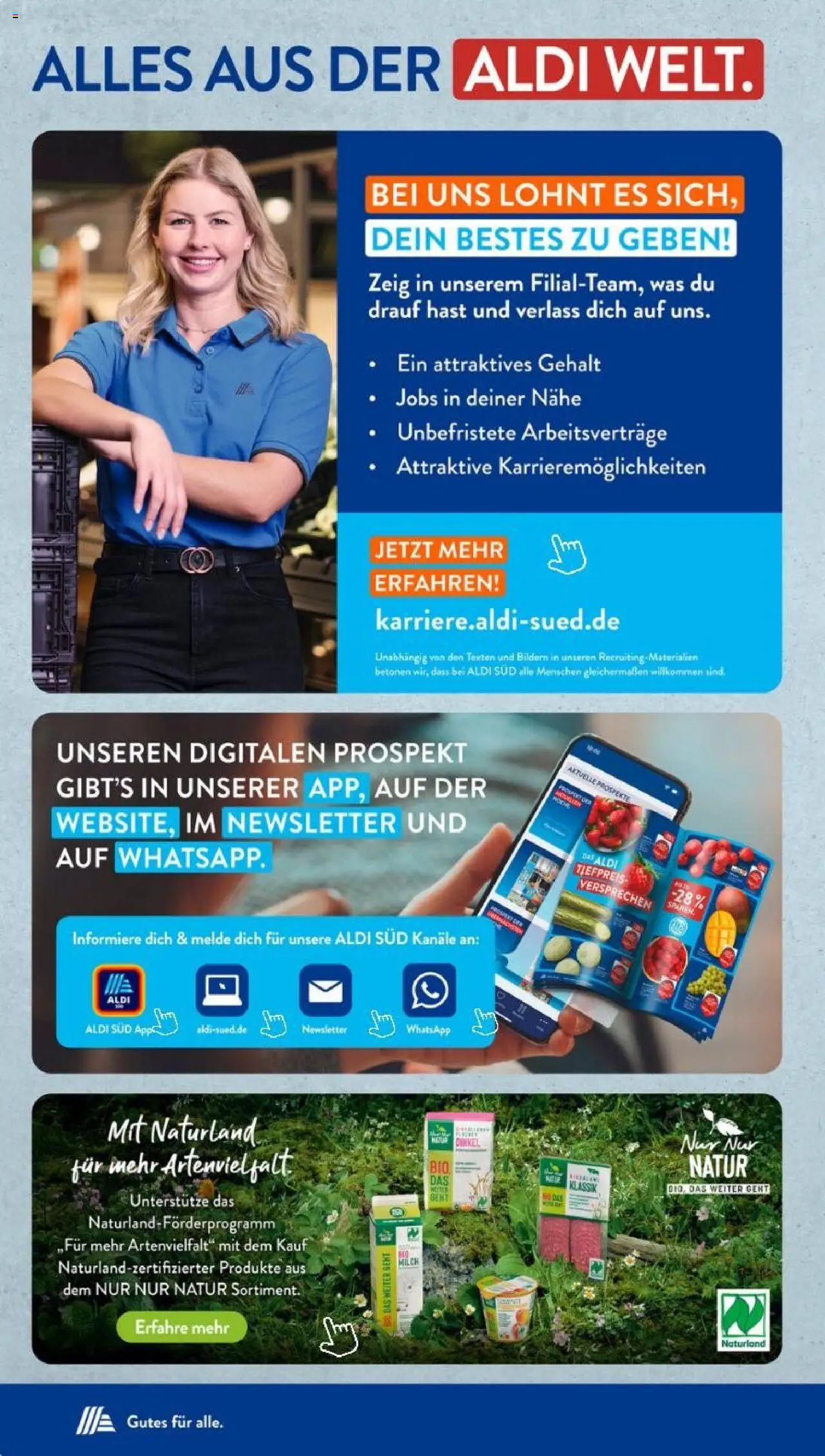 Aldi Süd Prospekt 	 - gültig ab dem 23.06.2025 | Seite: 50 | Produkte: Milch