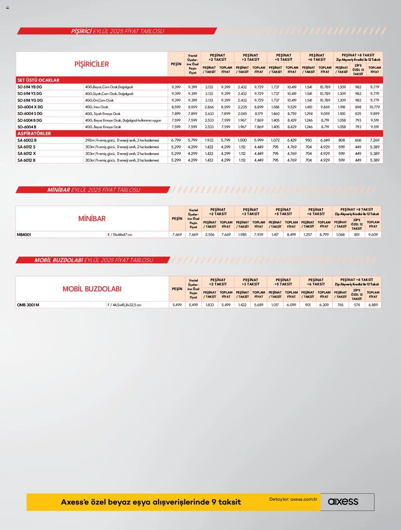 Vestel Katalog - 03.09.2025 tarihinden itibaren geçerlidir | Sayfa: 27 | Ürünler: Buzdolabı, Ocak
