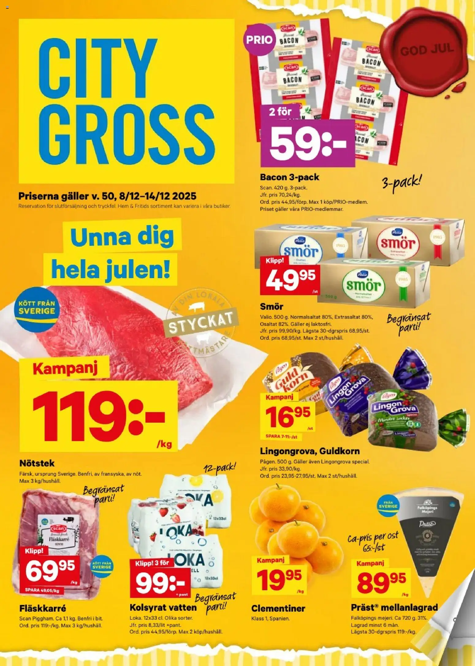 City Gross reklamblad aktuell från 06.12.2025 | Sida: 1