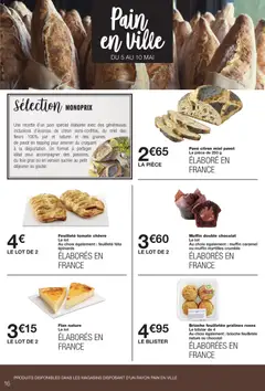 Monoprix - Prévisualisation de Monoprix catalogue valide à partir de 05.05.2026 | Page: 16 | Produits: Feta, Graines de pavot, Pain, Chocolat