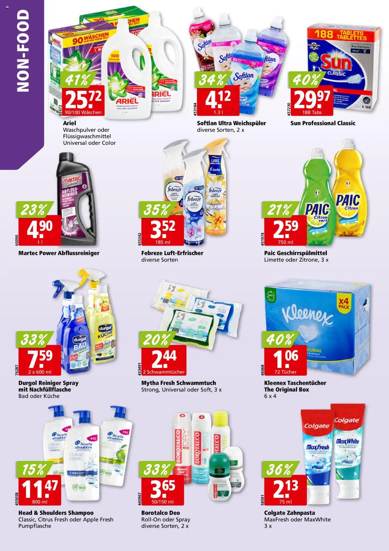 Aligro Aktionen – gültig ab 13.10.2025 | Seite: 30 | Produkte: Box, Shampoo, Zahnpasta, Waschpulver