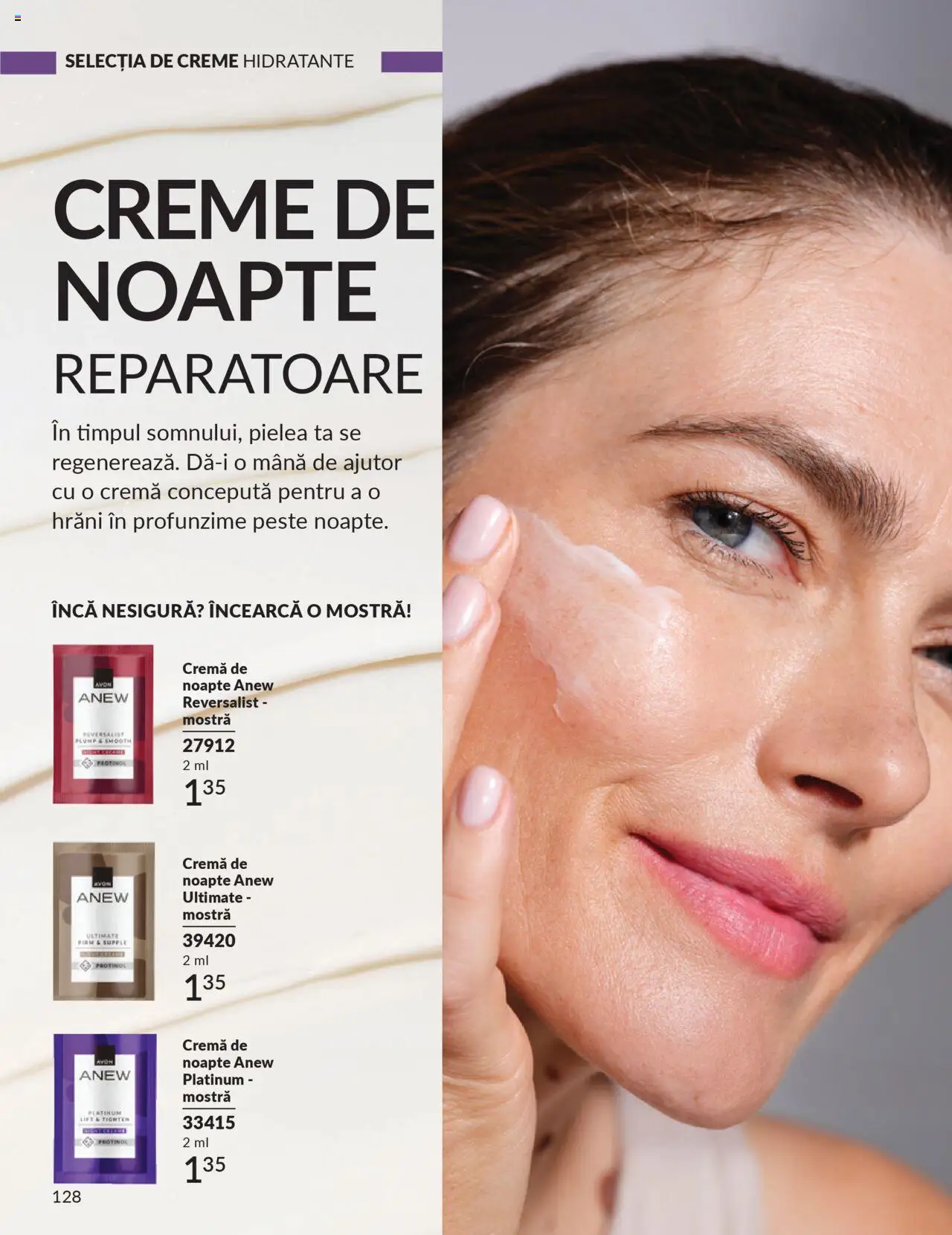 Noul catalog Avon – valabil de la 01.10.2025 | Pagină: 130 | Produse: Cremă de noapte, Cremă, Pește