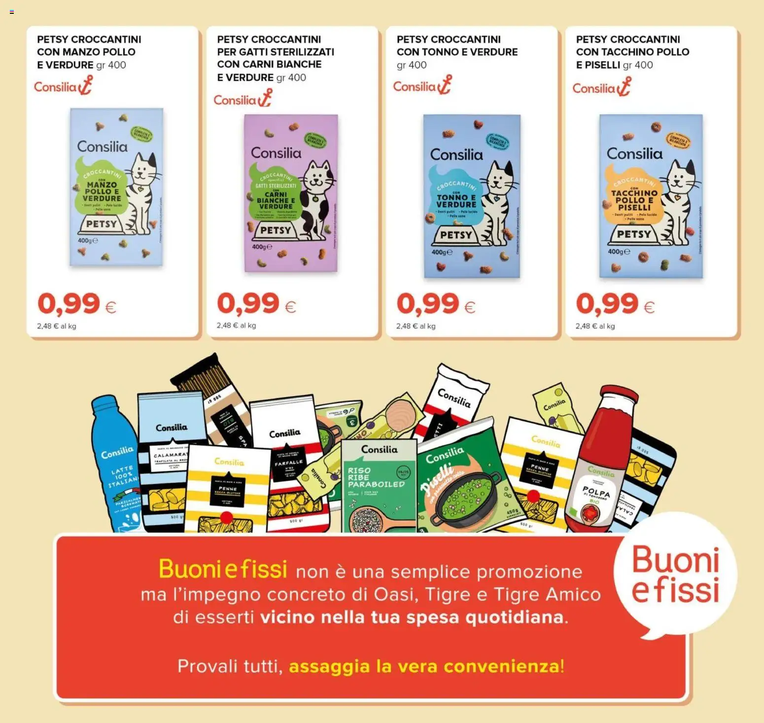 Volantino Tigre del 01.01.2026 | Pagina: 32 | Prodotti: Pollo, Riso, Piselli, Tonno