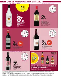 E.Leclerc - Prévisualisation de AOP(3) CÔTES DU MARMANDAIS MERLOT-CABERNETS VIN ROUGE "LA VIEILLE ÉGLISE", 75 cl. Existe aussi : Rosé ou blanc. valide à partir de 24.03.2026 | Page: 26