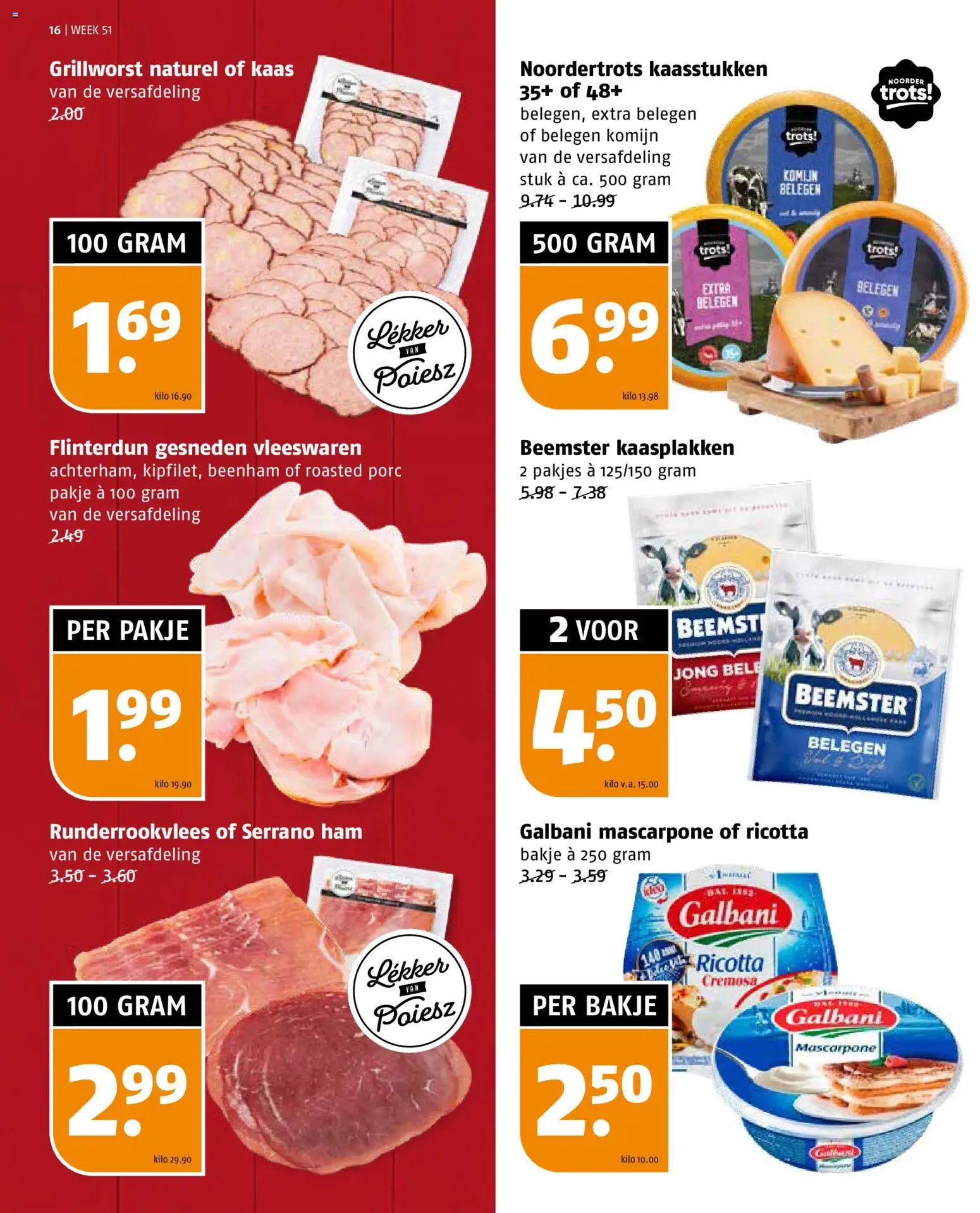 {H1} | Pagina: 16 | Producten: Kaas, Ham, Ricotta, Komijn