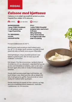 Forhåndsvisning av Joker TORO - kjempegodt nok! gyldig fra 07.04.2026 | Side: 16 | Produkter: Smør, Ost, Прозорий шифер, Суміш дитяча