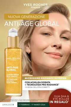 Anteprima del volantino Yves Rocher Catalogo Anti-Âge Global valido a partire dal 17.02.2026