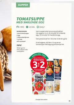Forhåndsvisning av TOMATSUPPE, CHUNKY & SPICY TOMAT-SUPPE gyldig fra 02.03.2026 | Side: 19
