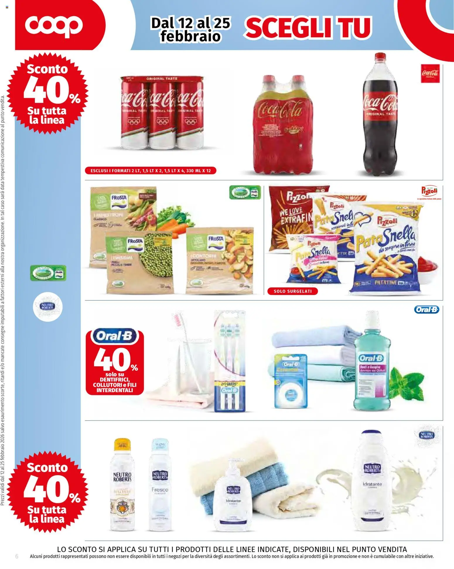 Volantino COOP del 12.02.2026 | Pagina: 6 | Prodotti: Patatine, Data