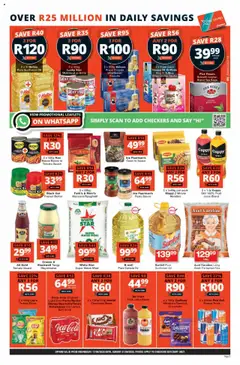 New Checkers catalogue – valid from 17.09.2025 | Page: 3 | Products: Maize meal, Fruit, Mayonnaise, Lemon