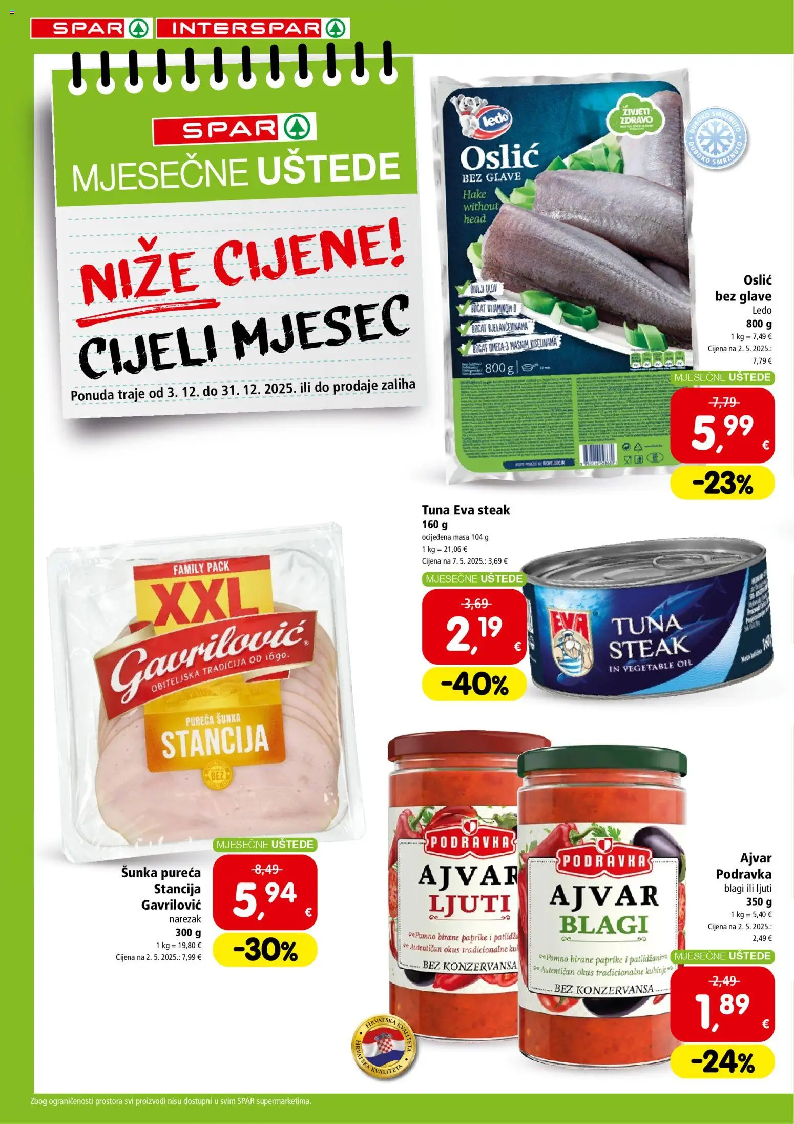 Spar katalog | vrijedi od 03.12.2025 | Stranica: 2