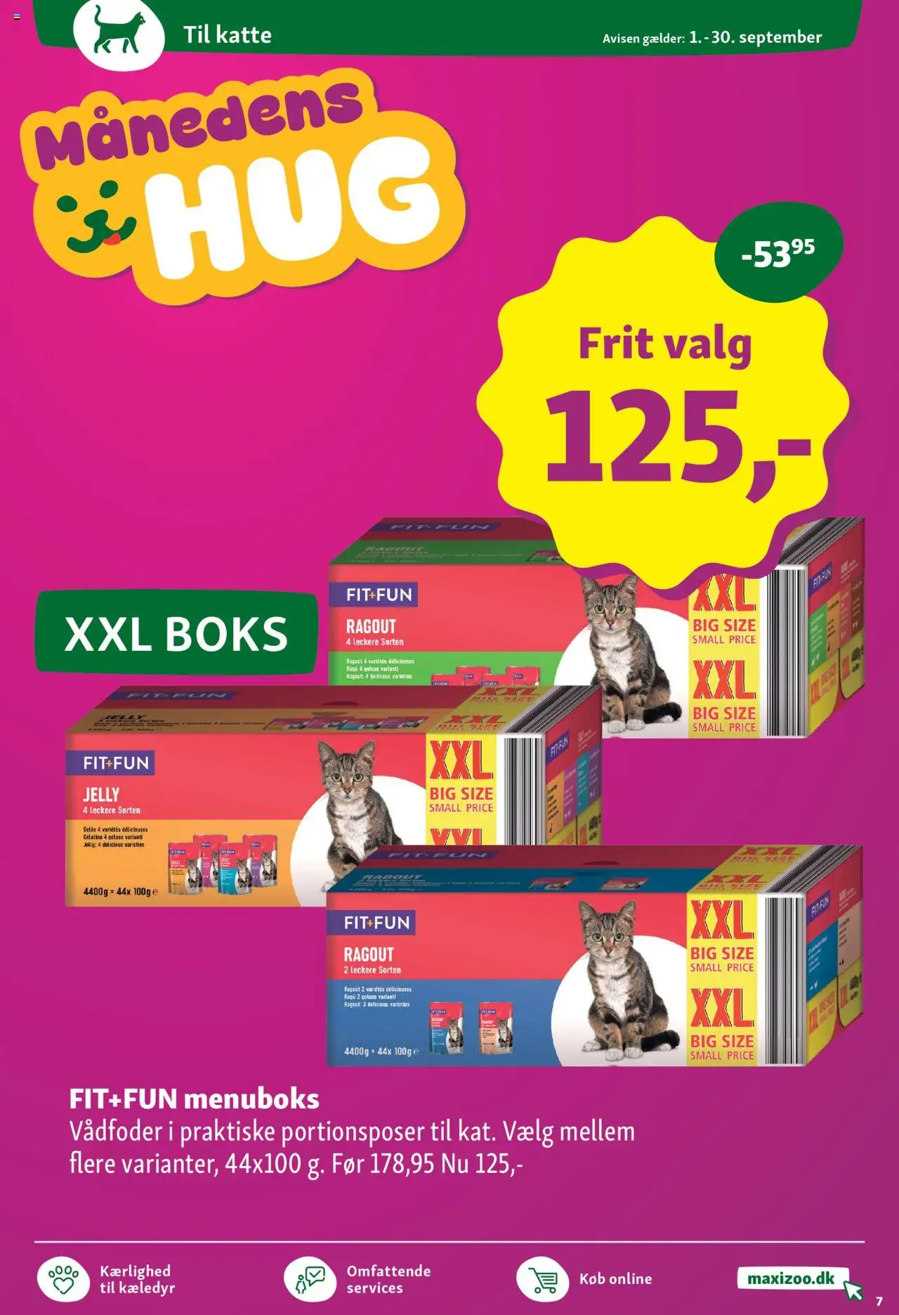 Maxi Zoo Tilbudsavis gyldig fra 01.09.2025 | Side: 7 | Produkter: Boks