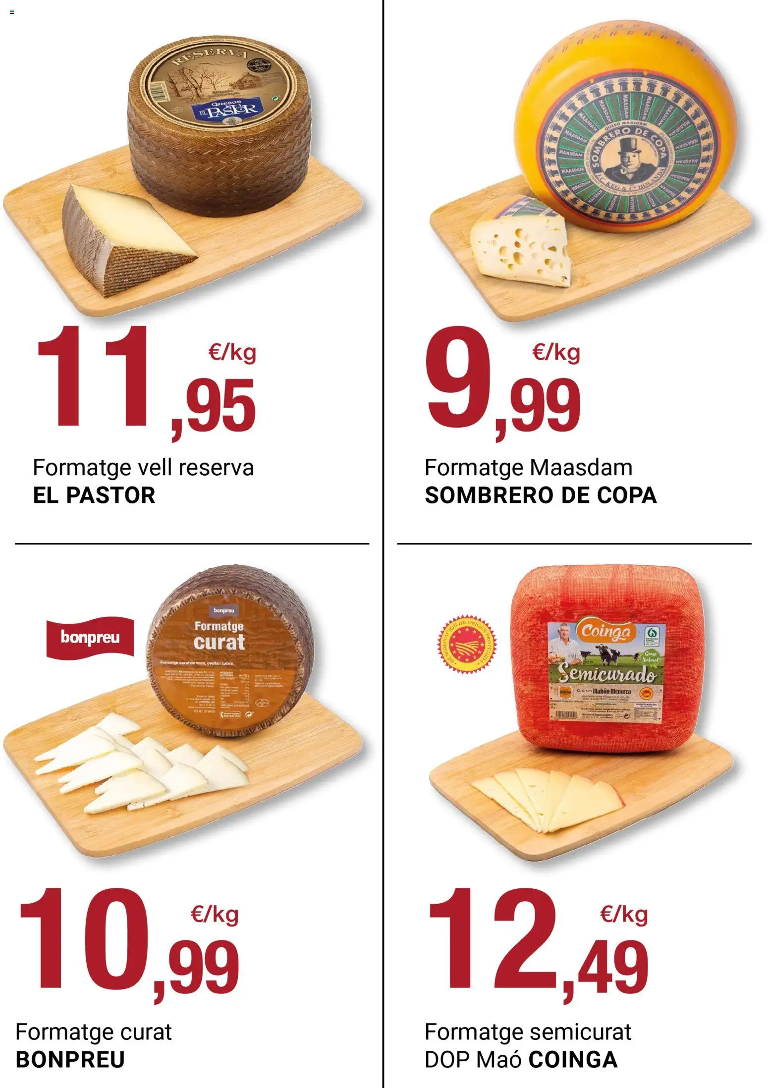 Bonpreu folleto │ válido desde el 07.01.2026 | Página: 58 | Productos: Queso