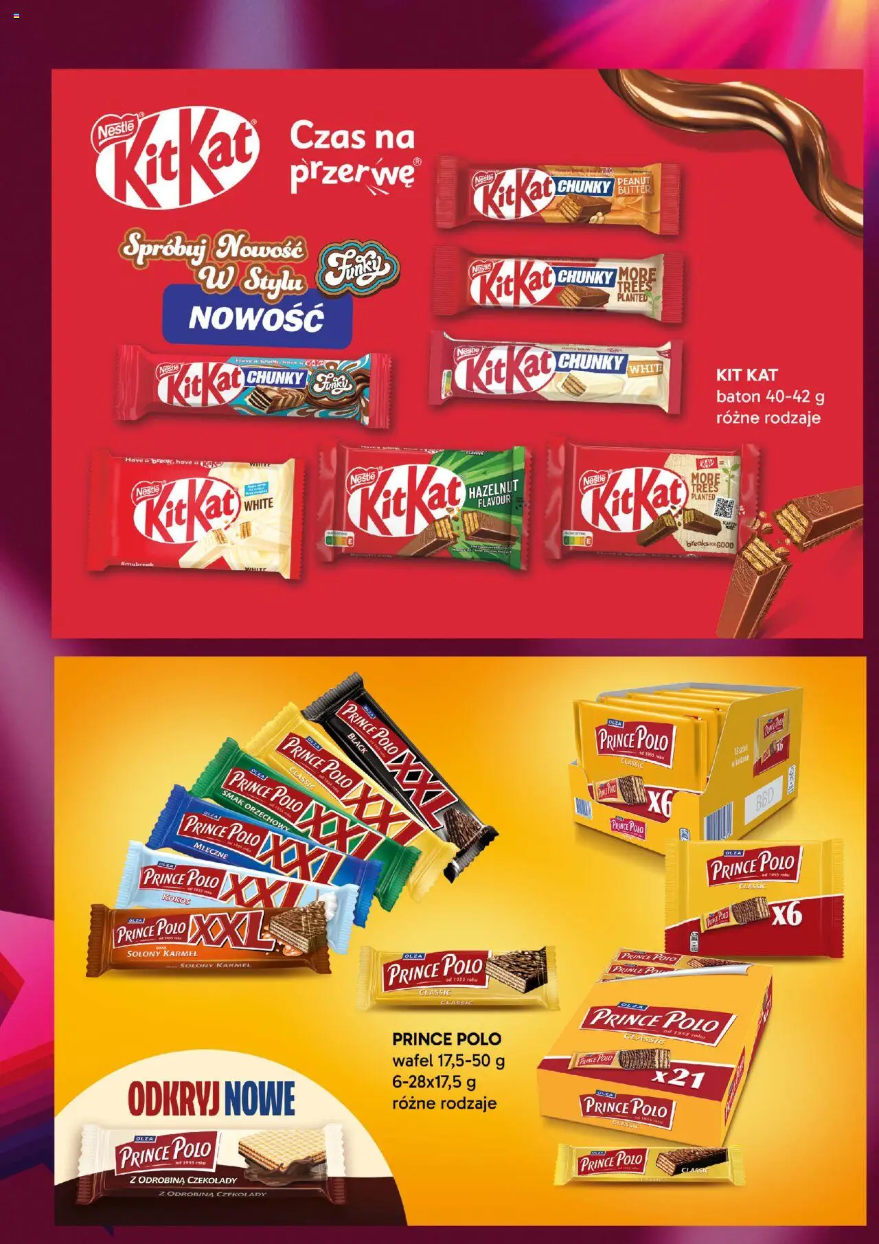 Eurocash Gazetka - Hity 30-Lecia C&C od 01.09.2025 | Strona: 12 | Produkty: Czekolady, Prince polo xxl, Baton