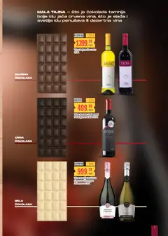 Aroma Market vinski katalog - pregled Aroma Market kataloga - važi od 17.10.2025 | Strana: 7 | Proizvode: Cabernet Sauvignon, Čokolada, Mlečna čokolada, Vino