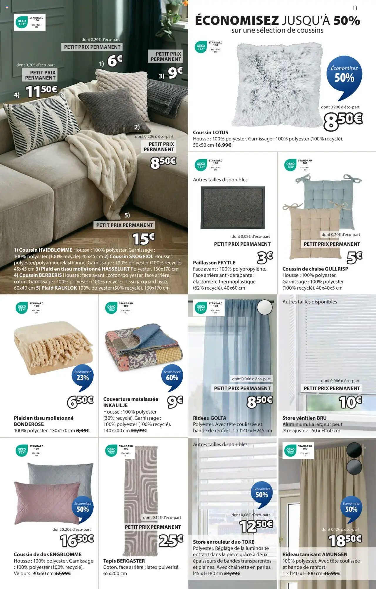  | Page: 11 | Produits: Panier, Vase, Lampe, Piles