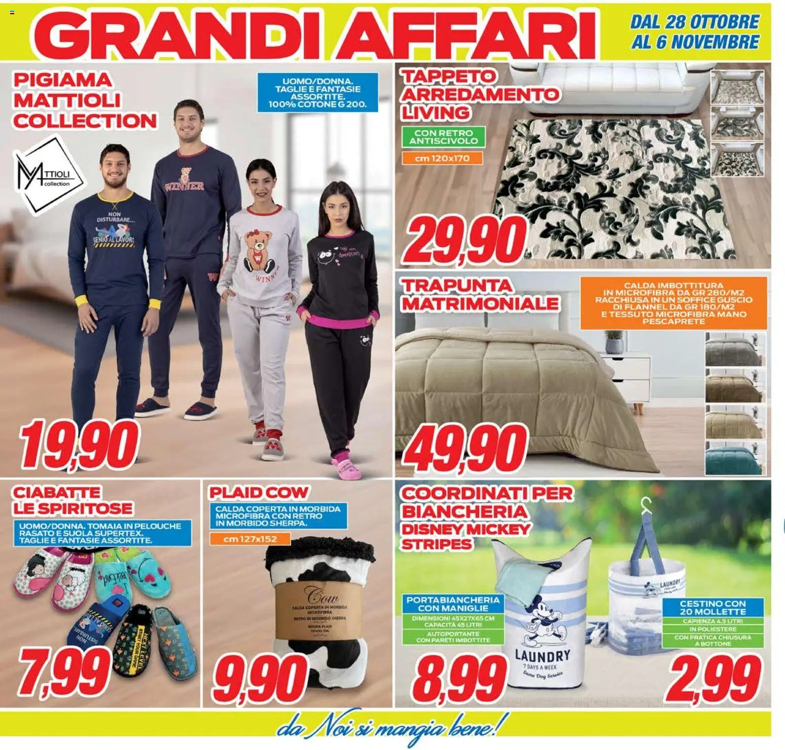 Volantino Prix del 28.10.2025 | Pagina: 15 | Prodotti: Pigiama, Trapunta, Cestino, Tappeto