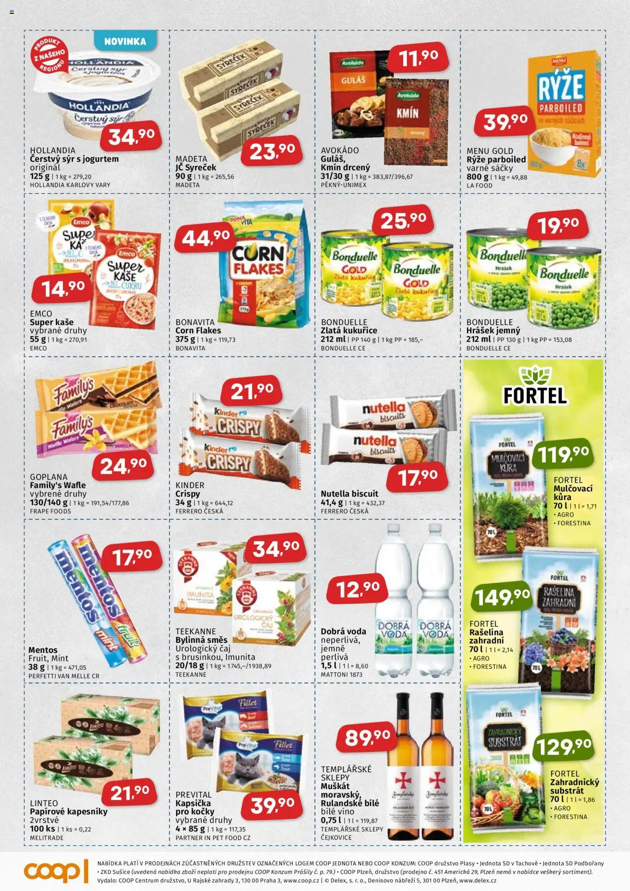Coop leták - Západočeský region od 10.09.2025 | Strana: 3 | Produkty: Víno, Rýže parboiled, Kinder, Nutella