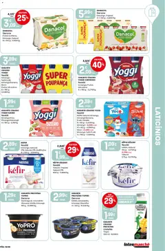 Pré-visualização Intermarché folheto válido de 05.03.2026 | Página: 19 | Produtos: Banana, Iogurte, Iogurte liquido, Proteina