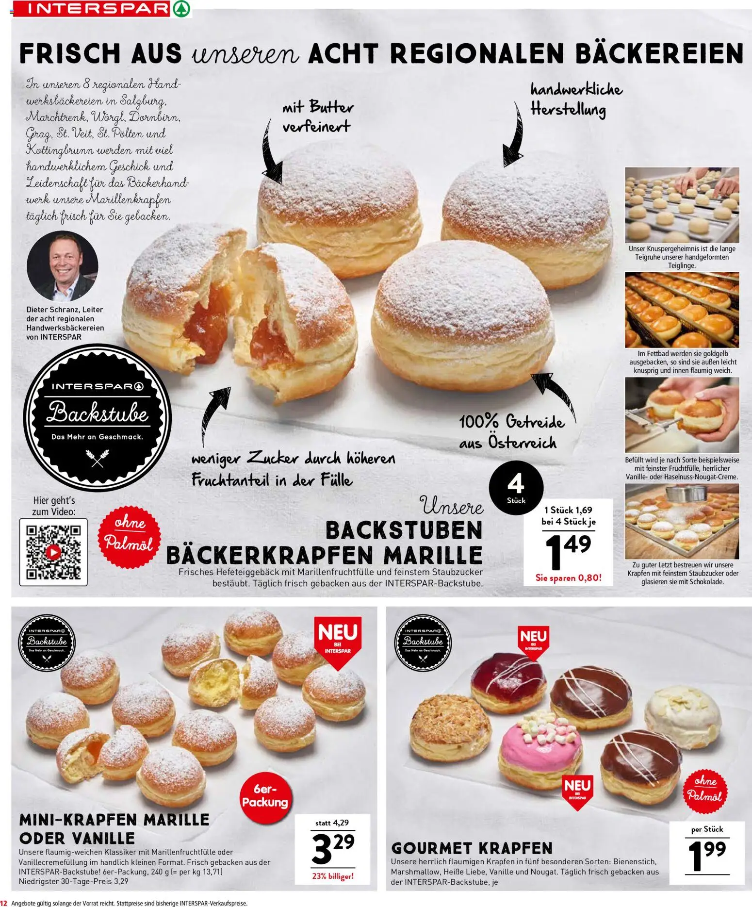 Interspar Flugblatt -Kärnten gültig ab 06.11.2025 | Seite: 13 | Produkte: Getreide, Zucker, Video, Butter