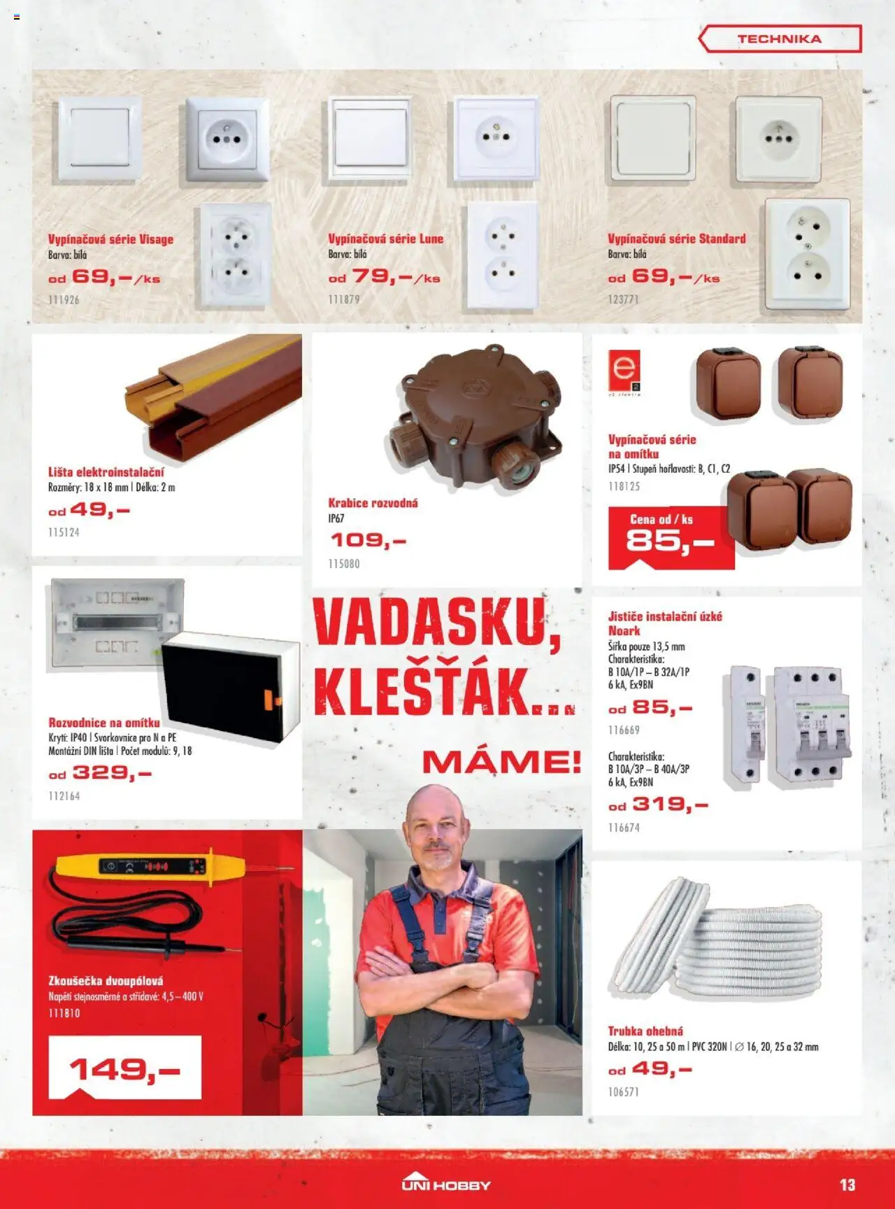 Uni Hobby leták od 02.10.2025 | Strana: 13 | Produkty: Krabice, Trubka