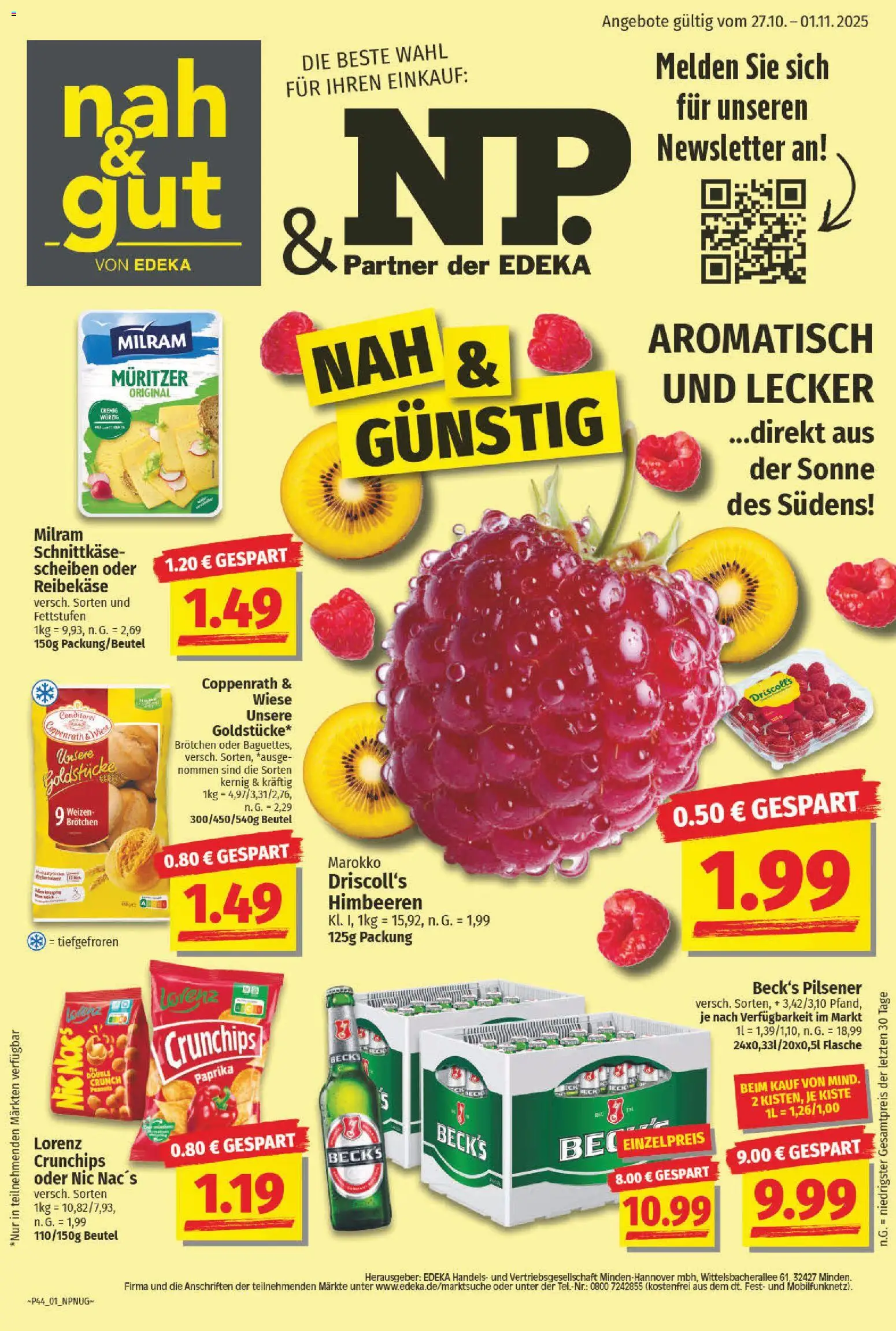 NP Discount Prospekt 	 – gültig ab 27.10.2025 | Seite: 1