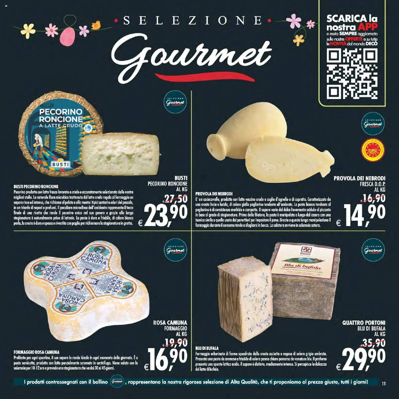 Volantino Decò del 27.03.2026 | Pagina: 11 | Prodotti: Panna, Pasta, Provola, Profumo