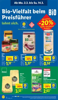 Lidl - Prospekt ab 02.03.2026 gültig | Seite: 8 | Produkte: Käse, Waffeln, Salz, Reis